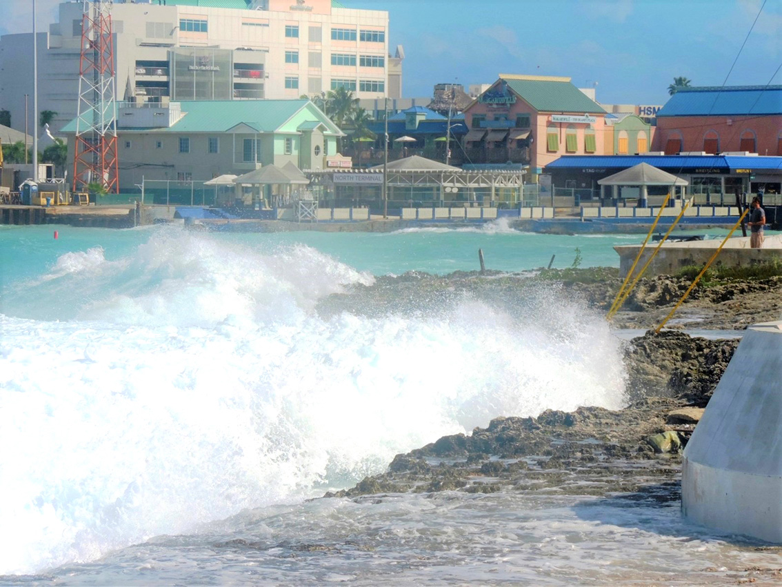 Another Safe Hurricane Season For Cayman   2019 11 25 18 06 12 1High Waves From A Norwester In George Town 