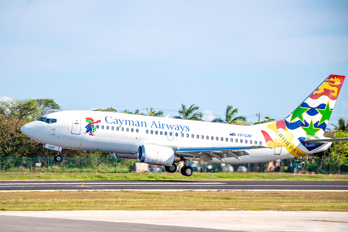 Cayman Airways pilots complete operational training flight