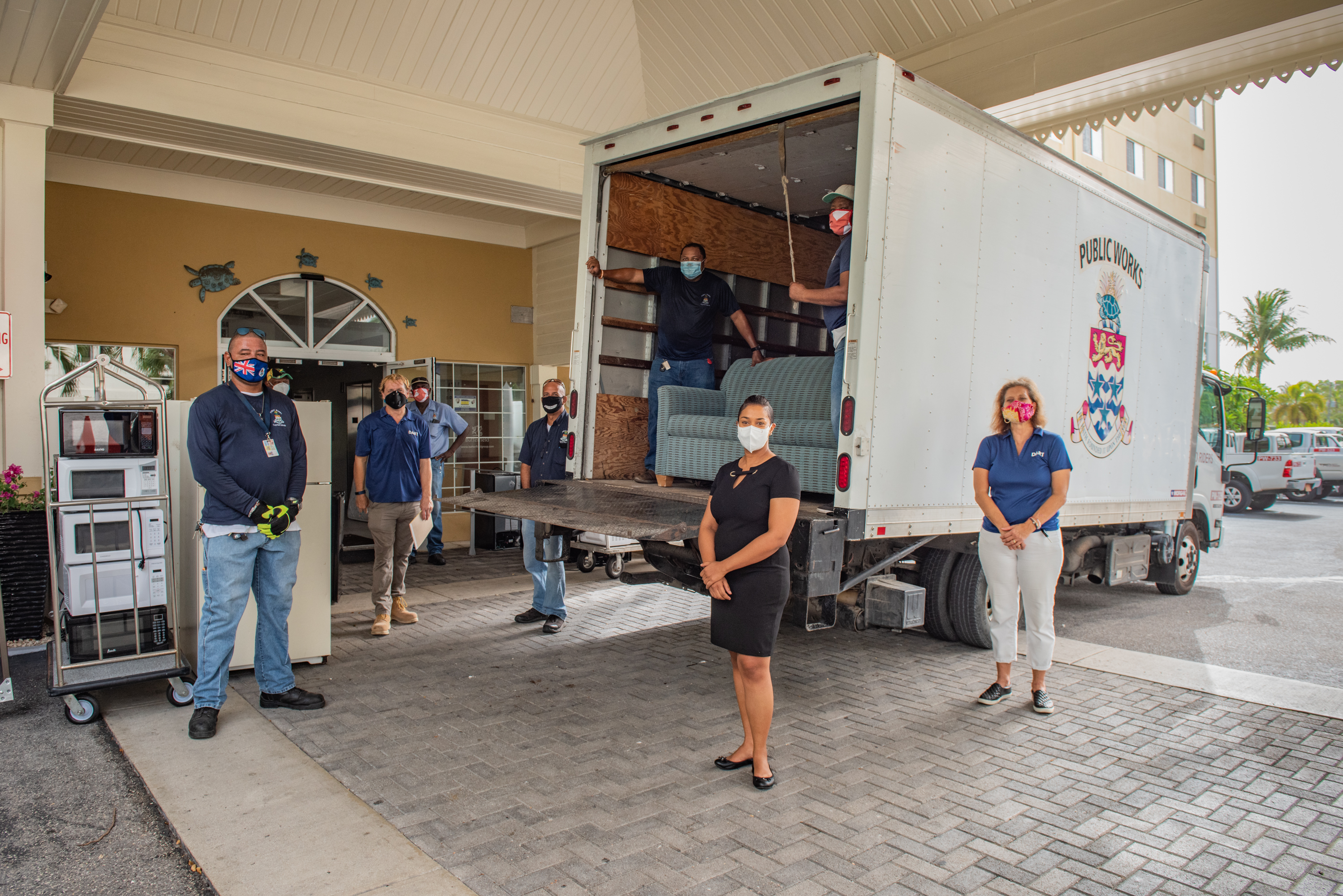 Hotel donates furniture to families in need