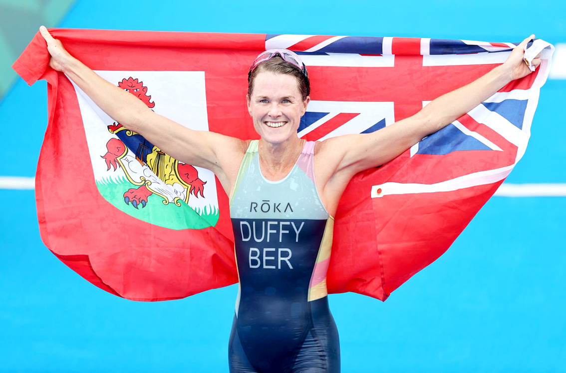 BERMUDA BASKS IN OLYMPIC GOLD