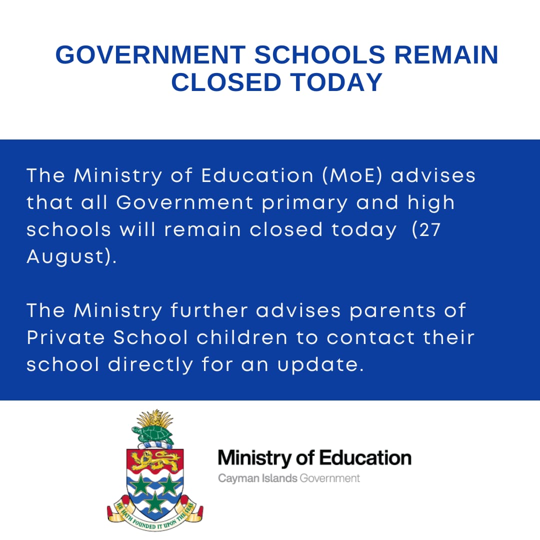 Government Schools remain closed today