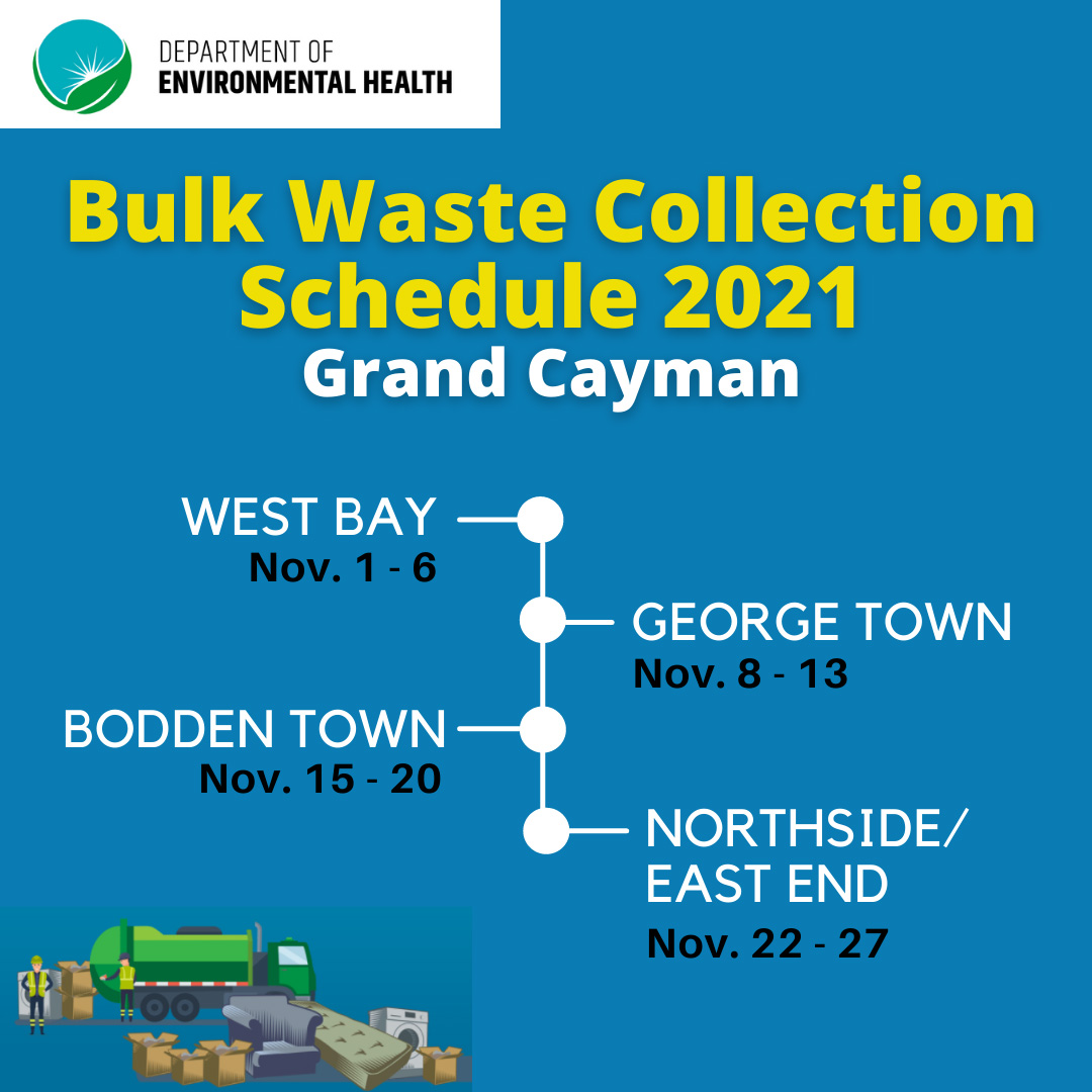 DEH Announces Annual Bulk Waste Collection Schedule