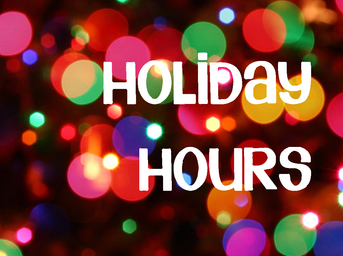 HSA Holiday Hours 2021