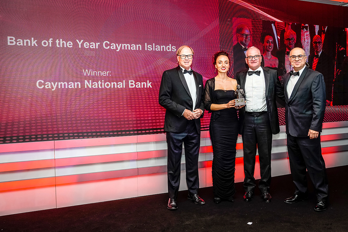 Cayman National Bank Wins Bank Of The Year 2022 For The Cayman Islands   2022 12 15 06 19 05 1 From L To R Stuart Dack CEO Cayman National Barbara Pianese Brian Esau EVP Cayman National Bank And Adam Shaw 