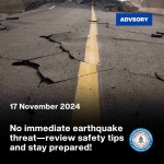 Regional Seismic activity prompts local Earthquake Awareness