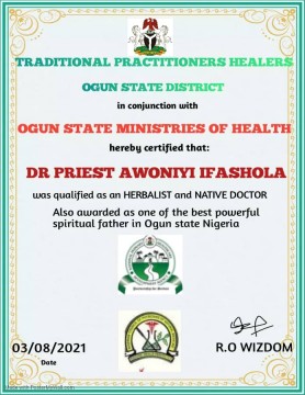 The best powerful spiritual herbalist in Nigeria chief awoniyi+2348117855171