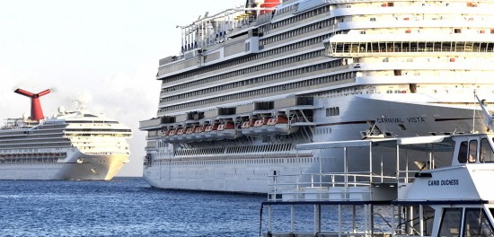 5 Cruise Ships, 15K Passengers visit on New Year’s Day