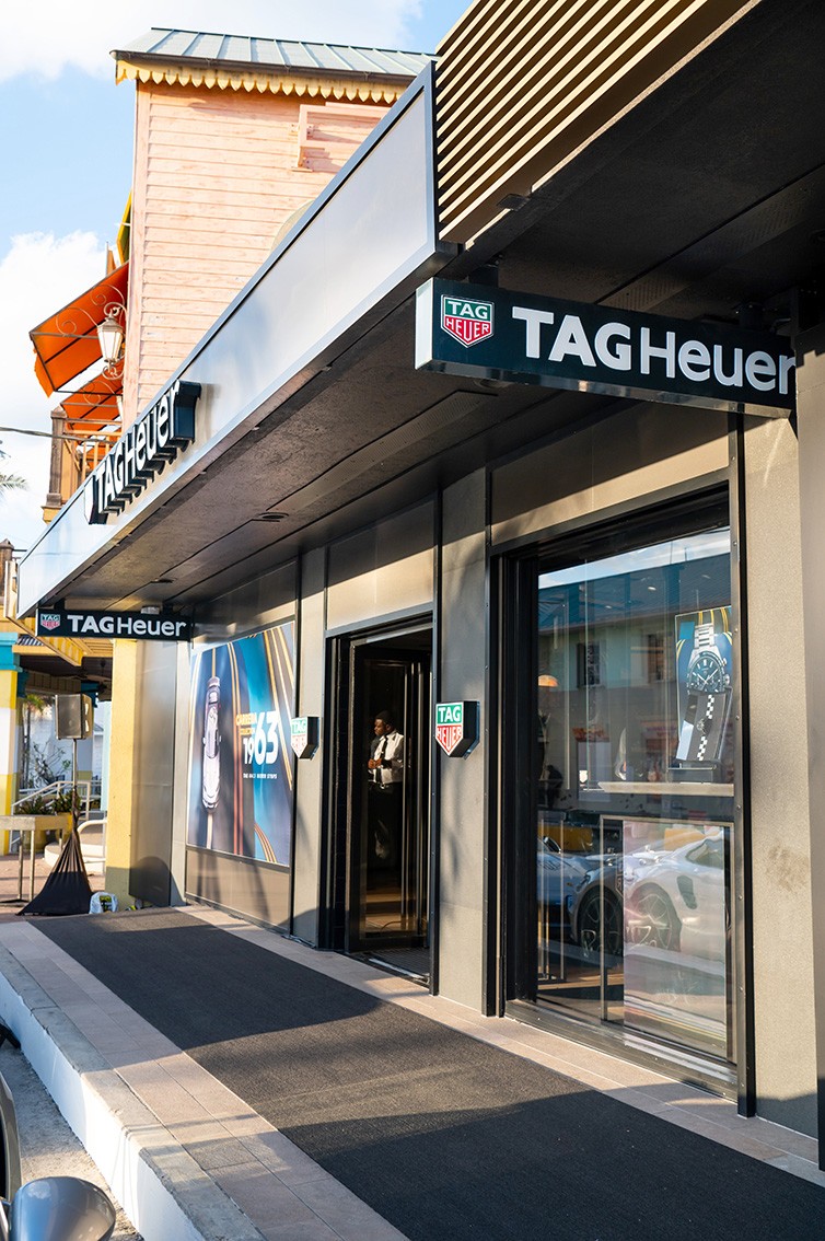 TAG Heuer and Kirk Freeport Unveil Newly Designed Boutique